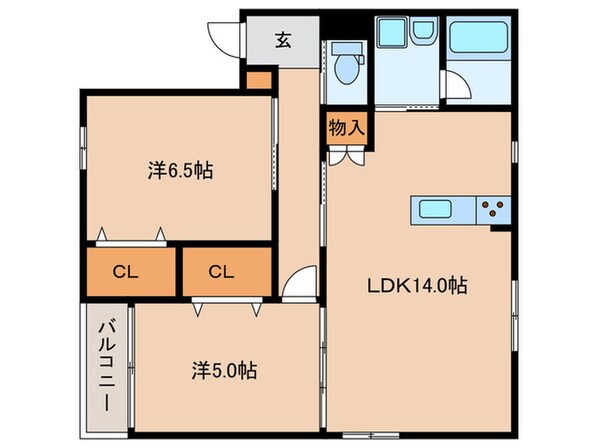 Pikku onni tukaguchiの物件間取画像